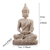 VILEAD 16 Style Buddha Statue Nature Sandstone Thailand Buddha Sculpture Hindu Fengshui Figurine Meditation Miniature Home Decor