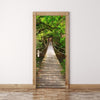 77x200cm 3D Beautiful Landscape Door Sticker For Living Room Bedroom DIY PVC Self Adhesive Wallpaper Waterproof Mural Decal