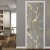 77x200cm 3D Beautiful Landscape Door Sticker For Living Room Bedroom DIY PVC Self Adhesive Wallpaper Waterproof Mural Decal