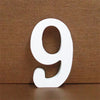 1pc 10CMX10CM White Wooden Letter English Alphabet DIY Personalised Name Design Art Craft Free Standing Heart Wedding Home Decor