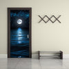 77x200cm 3D Beautiful Landscape Door Sticker For Living Room Bedroom DIY PVC Self Adhesive Wallpaper Waterproof Mural Decal
